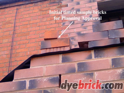 002 tinting sample bricks